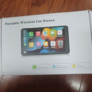 Portable Wireless Car Stereo - Black CAR PLAY